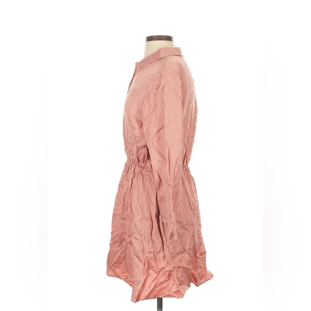 Zara Blush Satin Blouse